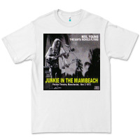 White Neil Young Premium Tee - linhVisuals