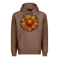 Chestnut Basketball Sunflower Premium Hoodie - Jasminsmagicworld