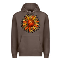 Coffee Basketball Sunflower Premium Hoodie - Jasminsmagicworld