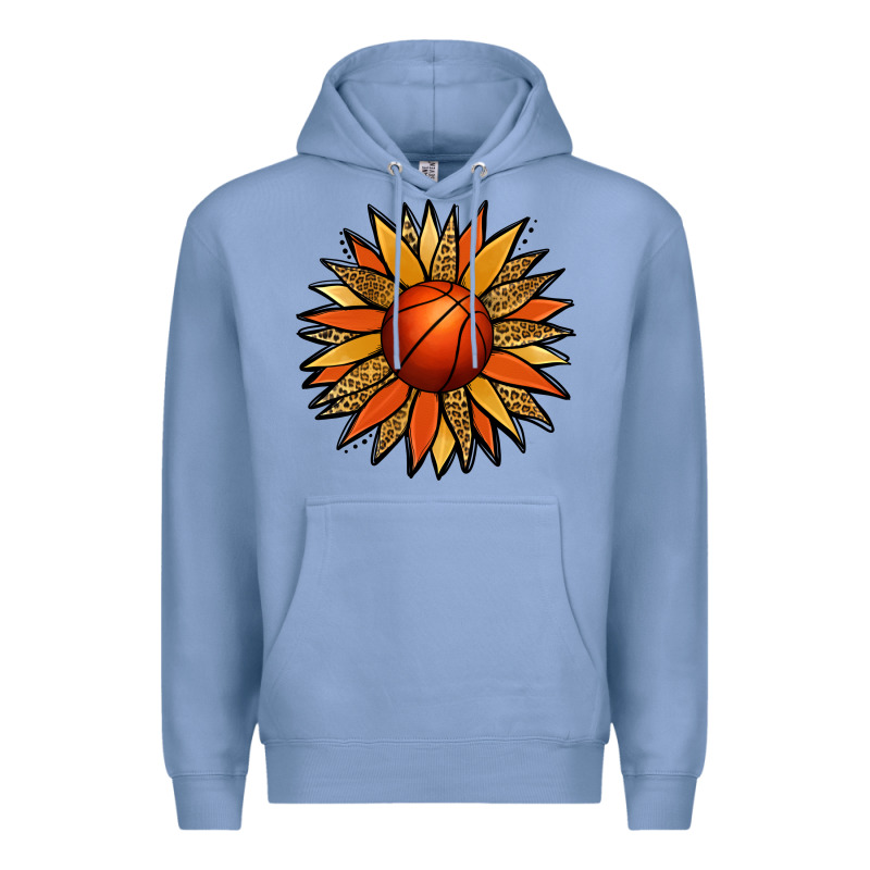 Basketball Sunflower Premium Hoodie by Jasminsmagicworld | Teevron