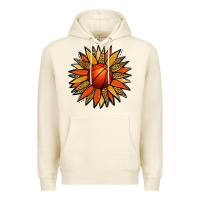 Sandshell Basketball Sunflower Premium Hoodie - Jasminsmagicworld