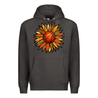 Smoke Basketball Sunflower Premium Hoodie - Jasminsmagicworld