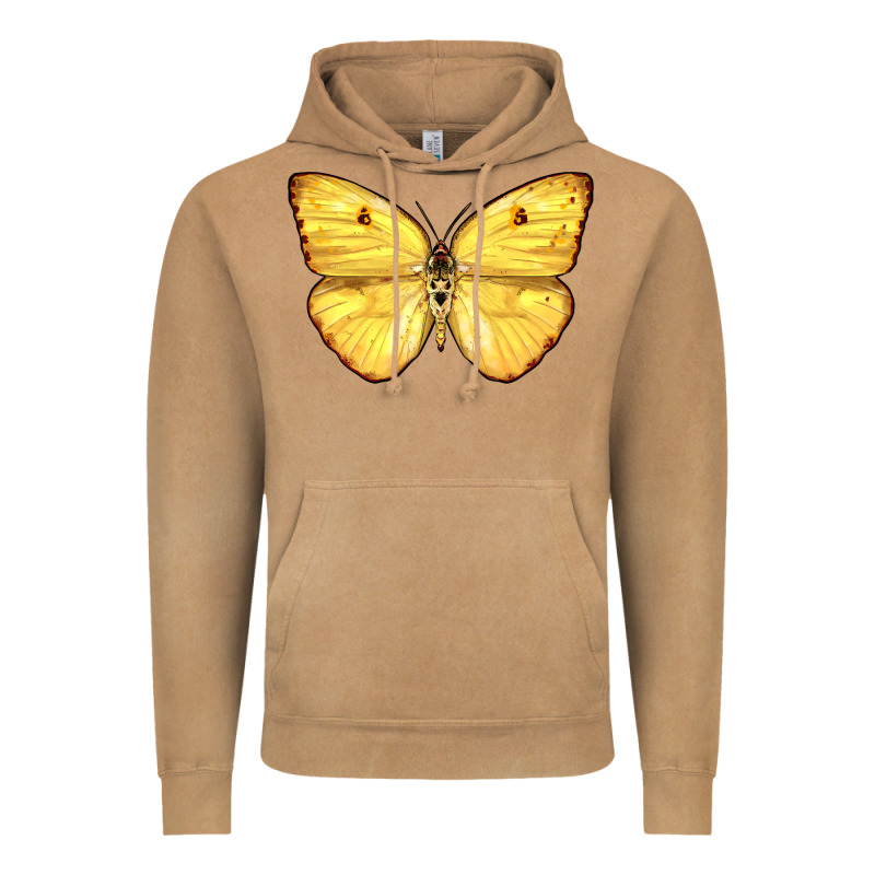 Cloudless Sulphur Butterfly Vintage Hoodie by LillyAllenDesigns | Teevron