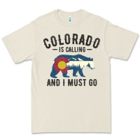 Bone colorado is calling and i must go state flag with wild bear Premium Tee - linhVisuals
