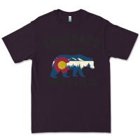 Plum colorado is calling and i must go state flag with wild bear Premium Tee - linhVisuals