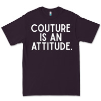 Plum couture is an attitude fashion quote Premium Tee - linhVisuals