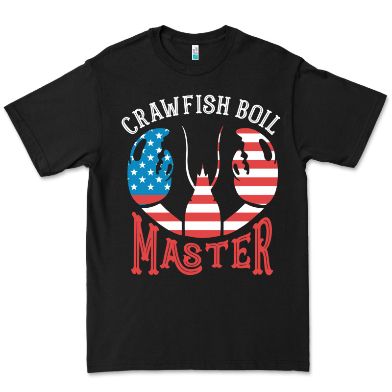 Crawfish Boil Master American  Flag Us Big Red Lobster Design Premium Tee by linhVisuals | Teevron