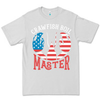 Dove Grey crawfish boil master american  flag us big red lobster design Premium Tee - linhVisuals