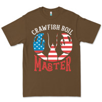 Cacao crawfish boil master american  flag us big red lobster design Premium Tee - linhVisuals