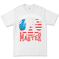 White crawfish boil master american  flag us big red lobster design Premium Tee - linhVisuals