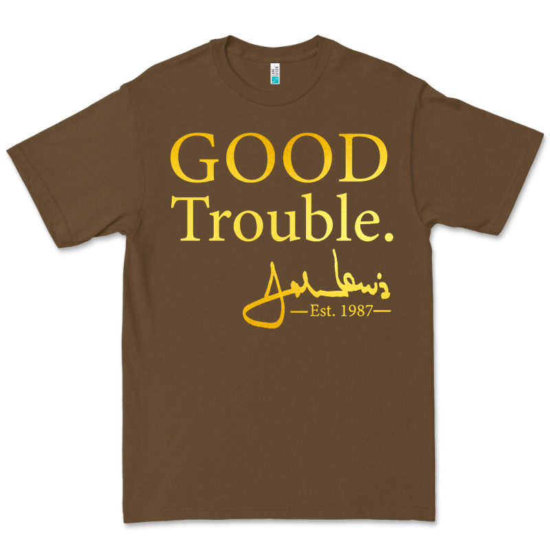 Good Trouble John Lewis Signature Premium Tee by linhVisuals | Teevron