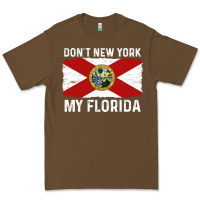 Cacao don't new york my florida vintage flag funny saying gift Premium Tee - linhVisuals