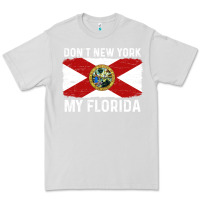 Dove Grey don't new york my florida vintage flag funny saying gift Premium Tee - linhVisuals
