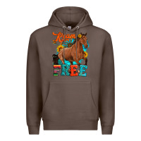 Coffee roam free galloping Premium Hoodie - Artiststas