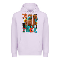 Lilac roam free galloping Premium Hoodie - Artiststas