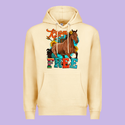 Roam Free Galloping Premium Hoodie Designed By Artiststas