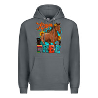 Rock roam free galloping Premium Hoodie - Artiststas