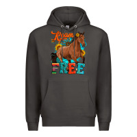 Smoke roam free galloping Premium Hoodie - Artiststas