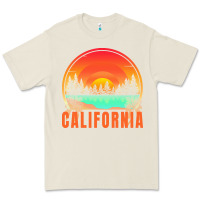 Bone california t  shirt california sunset vintage trees scenery t  shirt Premium Tee - linhVisuals