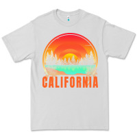 Dove Grey california t  shirt california sunset vintage trees scenery t  shirt Premium Tee - linhVisuals