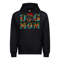 Black christmas dog mom dachshund Urban Hoodie - RanaPortraitStore