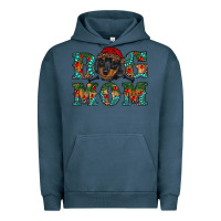 Pigment Midnight Navy christmas dog mom dachshund Urban Hoodie - RanaPortraitStore