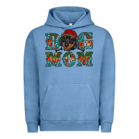 Pigment Pebble Blue christmas dog mom dachshund Urban Hoodie - RanaPortraitStore