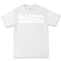 White boss man Premium Tee - linhVisuals