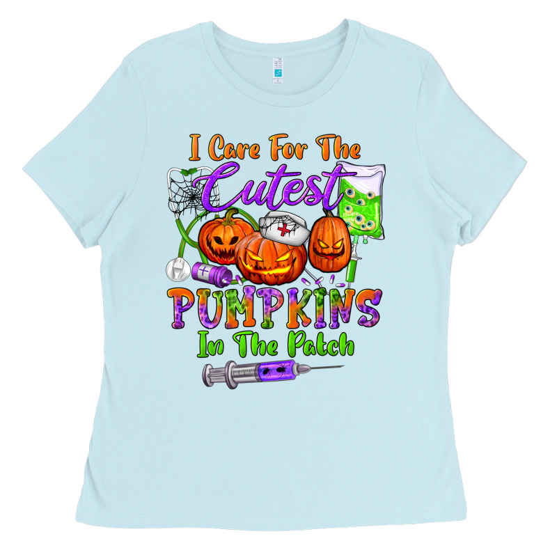 I Care For The Cutest Pumpkins In The Patch Ladies Tee by BundleAndBundleShop | Teevron