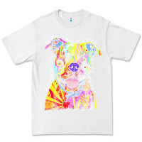 White pitbull t  shirt beware of pitbulls they will steal your heart t  shir Premium Tee - linhVisuals
