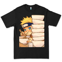 Black Nar Manga Ruto Ramen Premium Tee - linhVisuals