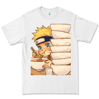 White Nar Manga Ruto Ramen Premium Tee - linhVisuals