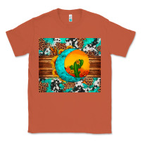 Copper sunflower desert cactus turquoise crescent Classic Tee - Artiststas