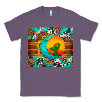 Lavender sunflower desert cactus turquoise crescent Classic Tee - Artiststas
