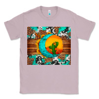 Lilac sunflower desert cactus turquoise crescent Classic Tee - Artiststas