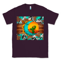 Plum sunflower desert cactus turquoise crescent Classic Tee - Artiststas