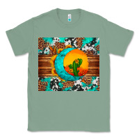Sage sunflower desert cactus turquoise crescent Classic Tee - Artiststas
