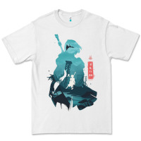 White Nier Automata Premium Tee - linhVisuals