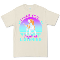 Bone beagle t  shirt i hear you i'm just not listening beagle lover t  shir Premium Tee - linhVisuals