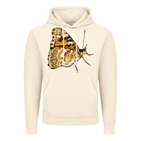 Vintage Artic Painted Lady Butterfly Vintage Hoodie - LillyAllenDesigns