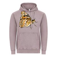 Vintage Zinc Painted Lady Butterfly Vintage Hoodie - LillyAllenDesigns