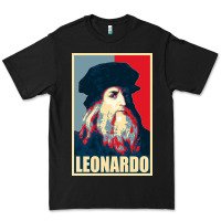Black leonardo Premium Tee - linhVisuals