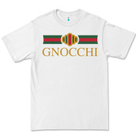 White Gnocchi Classic Fashion Parody Pasta Noodles Italian Premium Tee - linhVisuals