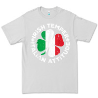 Dove Grey irish temper italian attitude t shirt st patrick's day t shirt Premium Tee - linhVisuals