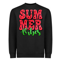 Black summer vibes watermelon Heavyweight Sweatshirt - Jasminsmagicworld