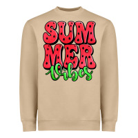 Mushroom summer vibes watermelon Heavyweight Sweatshirt - Jasminsmagicworld