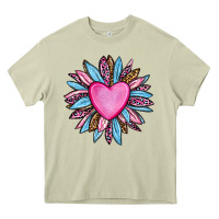 Mossy valentine's day sunflower olivia Heavy Core Tee - OliviaCreatesArt