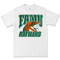 White FAMU RATTLERS Premium Tee - linhVisuals
