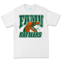 White FAMU RATTLERS Premium Tee - linhVisuals