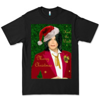 Black merry christmas heal the world michael jackson Premium Tee - linhVisuals